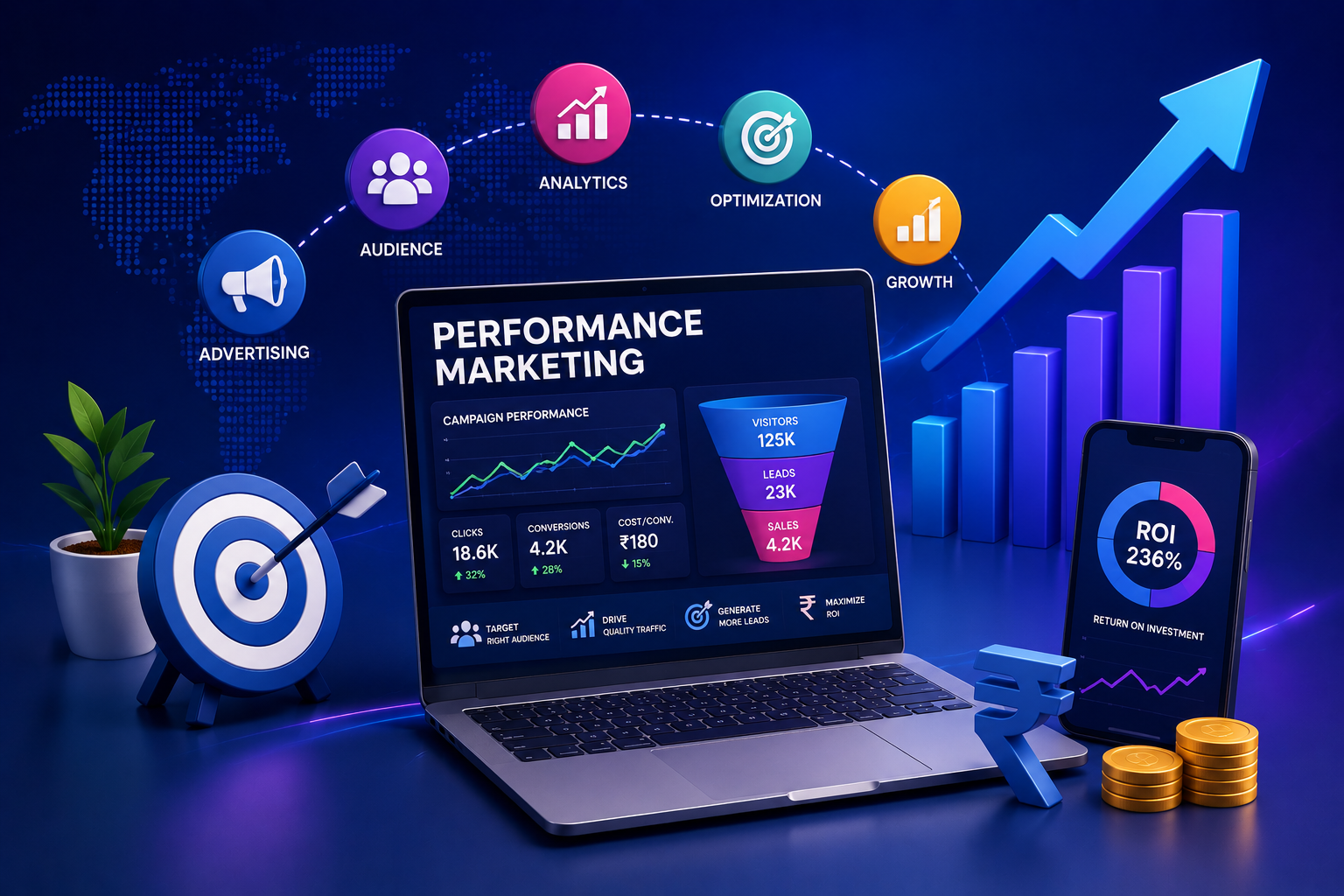 Sales funnel dashboard